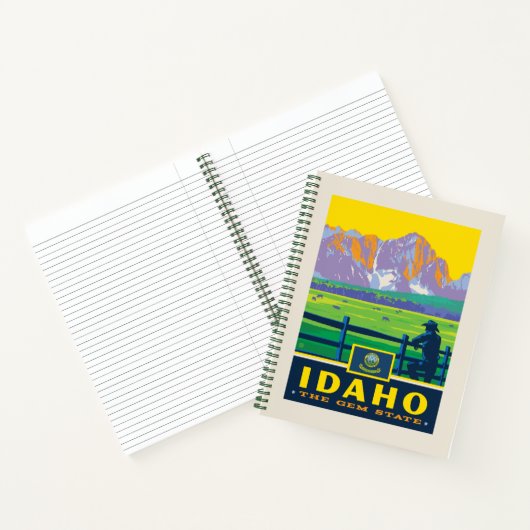 State Pride | Idaho Notitieboek (Binnen)