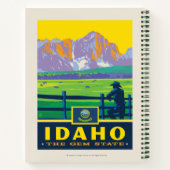 State Pride | Idaho Notitieboek (Achterkant)