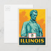 State Pride | Illinois Briefkaart (Voorkant / Achterkant)