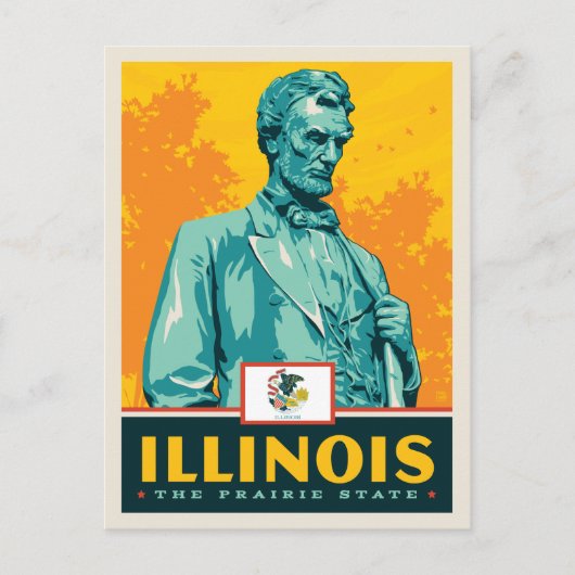 State Pride | Illinois Briefkaart (Voorkant)
