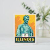 State Pride | Illinois Briefkaart (Staand voorkant)