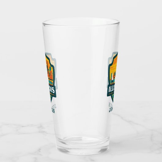 State Pride | Illinois Glas (Rechts)