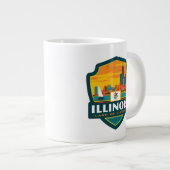 State Pride | Illinois Grote Koffiekop (Voorkant rechts)