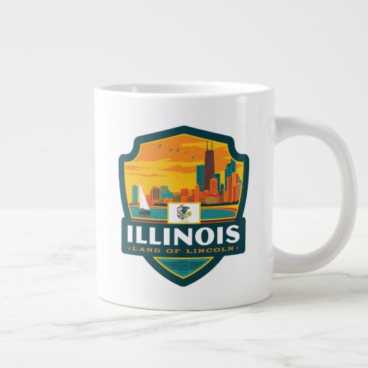 State Pride | Illinois Grote Koffiekop (Rechts)