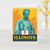 State Pride | Illinois Kaart (Gele Bloem)
