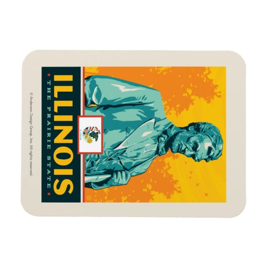 State Pride | Illinois Magneet (Horizontaal)