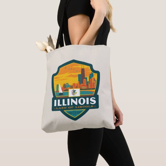 State Pride | Illinois Tote Bag (Dichtbij)
