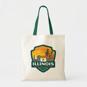 State Pride Illinois Tote Bag