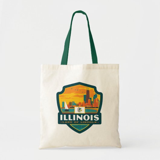 State Pride | Illinois Tote Bag (Voorkant)