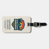 State Pride | Indiana Bagagelabel (Voorkant horizontaal)