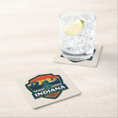 State Pride | Indiana Kartonnen Onderzetters (Insitu)