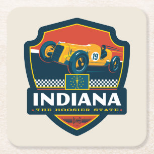 State Pride   Indiana Kartonnen Onderzetters