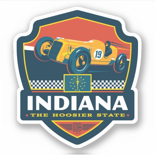 State Pride | Indiana Sticker (Voorkant)