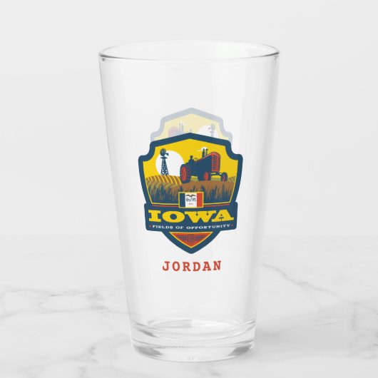 State Pride | Iowa Glas (Achterkant)