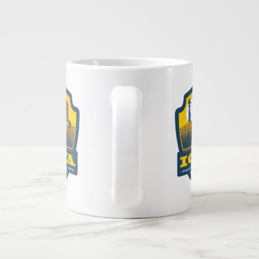 State Pride | Iowa Grote Koffiekop (Achterkant)