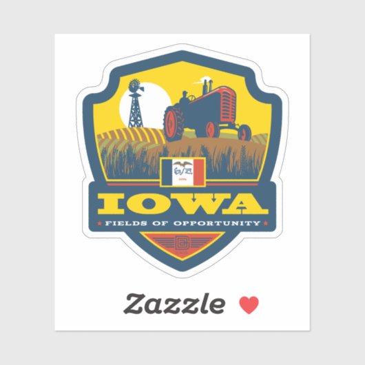 State Pride | Iowa Sticker (Vel)