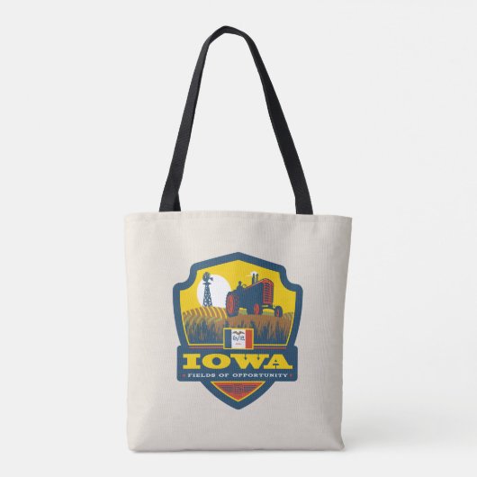 State Pride | Iowa Tote Bag (Achterkant)