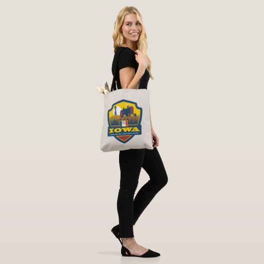 State Pride | Iowa Tote Bag (Op model)