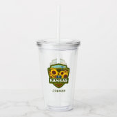 State Pride | Kansas Acryl Drinkbeker (Voorkant)