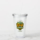 State Pride | Kansas Acryl Drinkbeker (Achterkant)