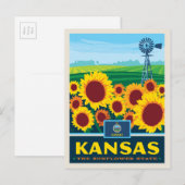 State Pride | Kansas Briefkaart (Voorkant / Achterkant)