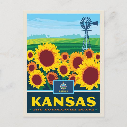 State Pride | Kansas Briefkaart (Voorkant)