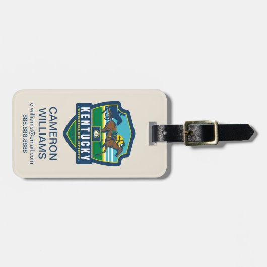 State Pride | Kentucky Bagagelabel (Voorkant horizontaal)