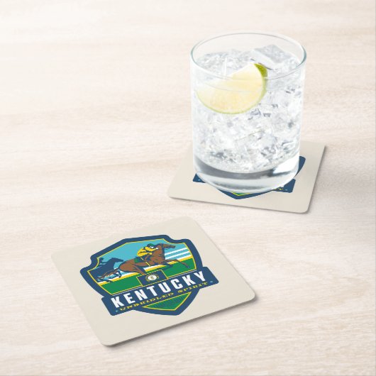 State Pride | Kentucky Kartonnen Onderzetters (Insitu)