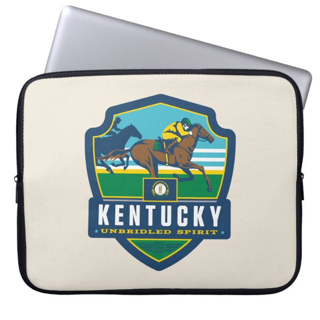 State Pride | Kentucky Laptop Sleeve (Voorkant)
