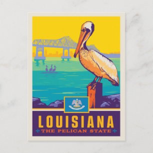 State Pride Louisiana Briefkaart