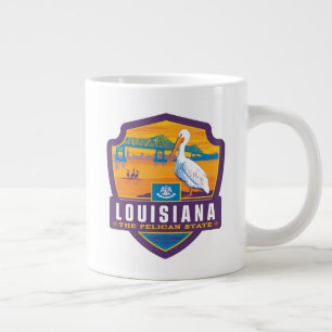 State Pride Louisiana Grote Koffiekop
