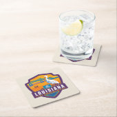 State Pride | Louisiana Kartonnen Onderzetters (Insitu)