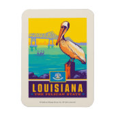 State Pride | Louisiana Magneet (Verticaal)