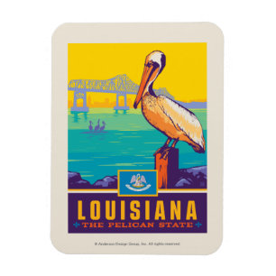 State Pride   Louisiana Magneet