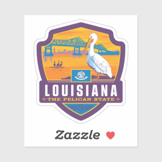 State Pride | Louisiana Sticker (Vel)
