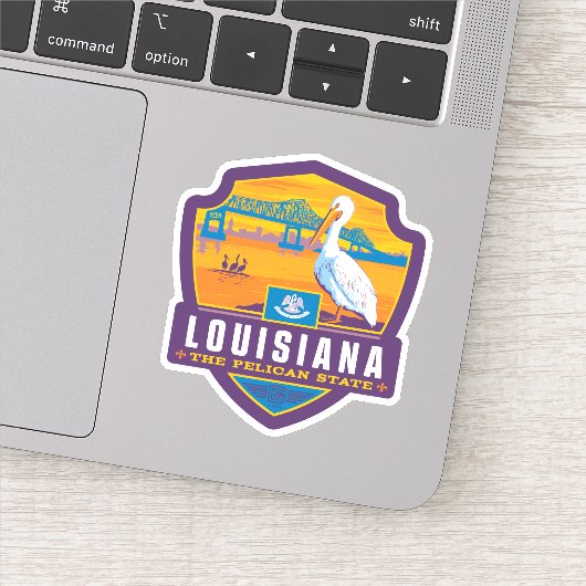 State Pride | Louisiana Sticker (Detail)