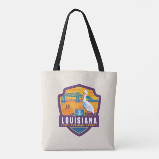 State Pride | Louisiana Tote Bag (Achterkant)