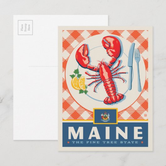 State Pride | Maine Briefkaart (Voorkant / Achterkant)