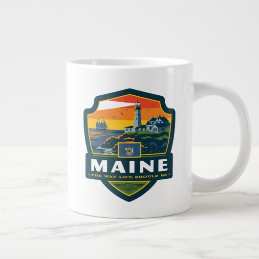 State Pride | Maine Grote Koffiekop (Rechts)