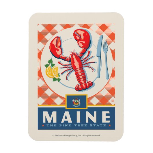State Pride | Maine Magneet (Verticaal)