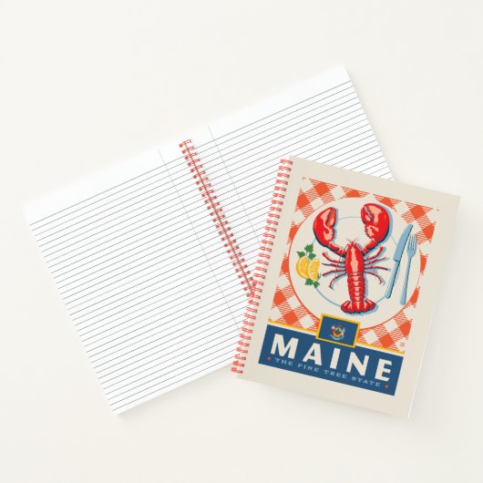State Pride | Maine Notitieboek (Binnen)