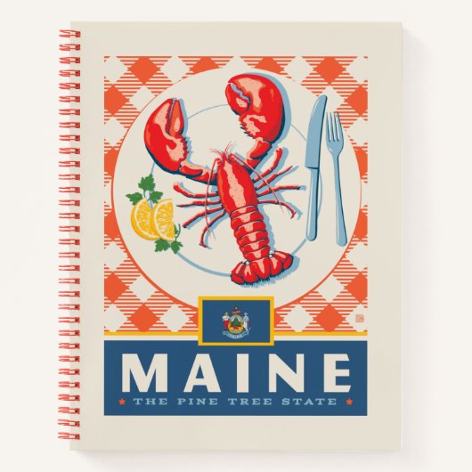 State Pride | Maine Notitieboek (Voorkant)