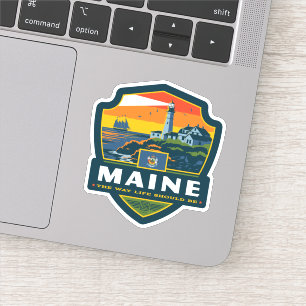 State Pride Maine Sticker