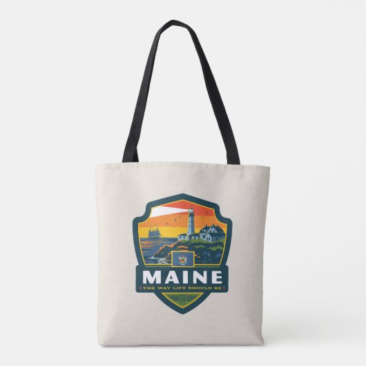 State Pride | Maine Tote Bag (Achterkant)