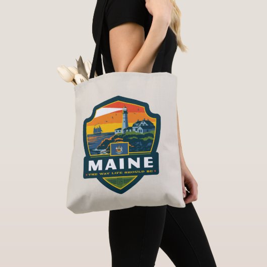 State Pride | Maine Tote Bag (Dichtbij)