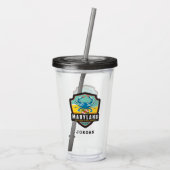 State Pride | Maryland Acryl Drinkbeker (Achterkant)