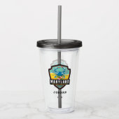 State Pride | Maryland Acryl Drinkbeker (Voorkant)