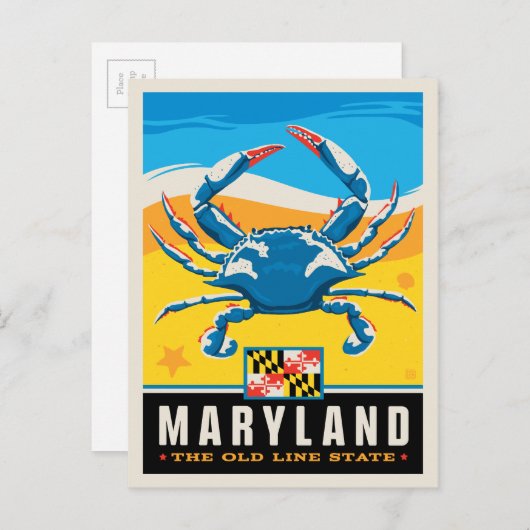 State Pride | Maryland Briefkaart (Voorkant / Achterkant)