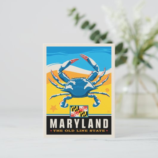 State Pride | Maryland Briefkaart (Staand voorkant)