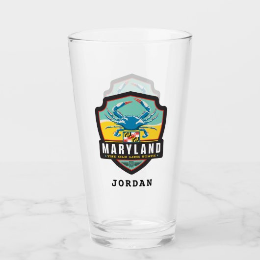State Pride | Maryland Glas (Voorkant)